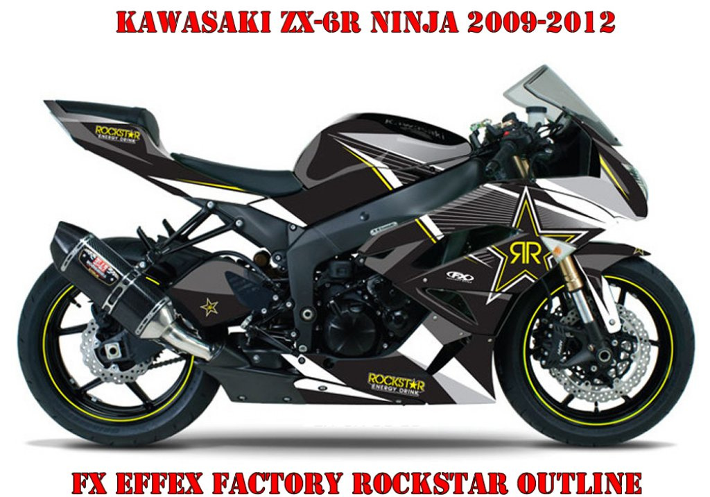 Rockstar Outline für Kawasaki ZX-6R 2009-2012